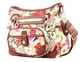 Oilily Tropical Birds S Shoulder Bag Cream-White Oilily Tropical Birds S Shoulder Bag Cream-White