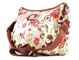 Oilily Tropical Birds S Shoulder Bag Cream-White Oilily Tropical Birds S Shoulder Bag Cream-White
