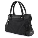 Sansibar Typhoon Zip Shoulder Bag Black
