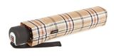 Knirps Smart & Casual Line Minimatic Light Umbrella Cream-White Check Knirps Smart & Casual Line Minimatic Light Umbrella Cream-White Check