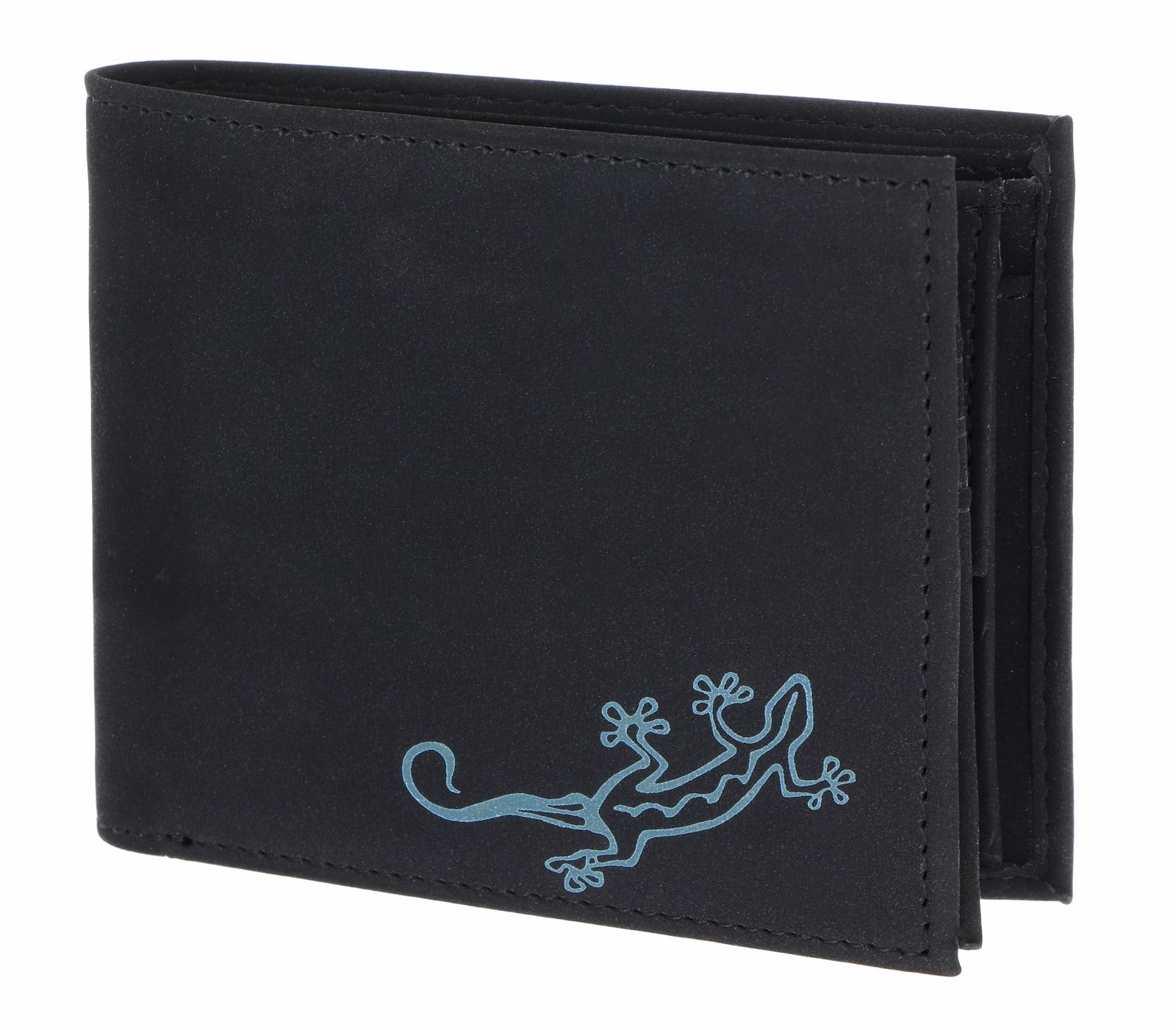 oxmox New Cryptan Querscheinbörse Lizard Print Cyan Black