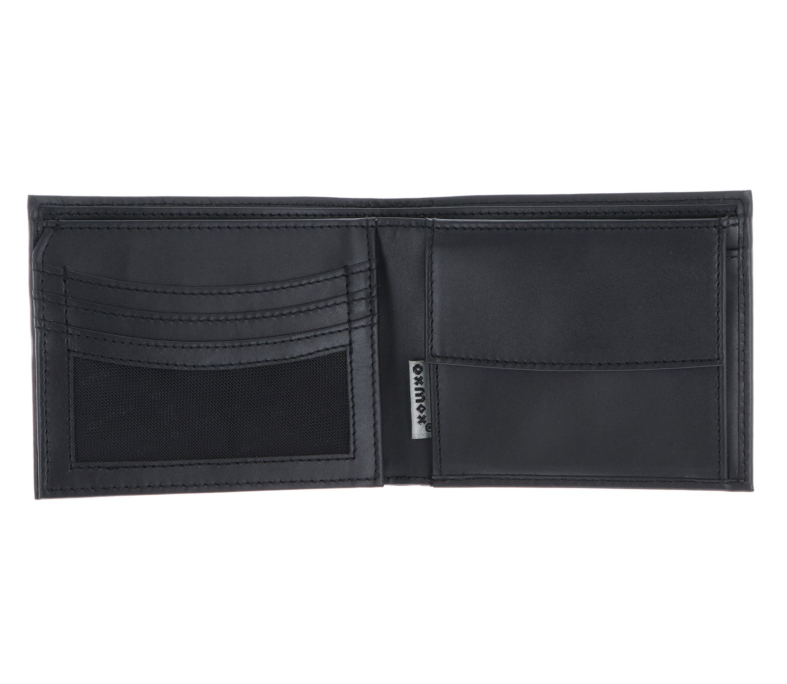 oxmox Leather Querscheinbörse Pure Metal Round Black oxmox Leather Querscheinbörse Pure Metal Round Black