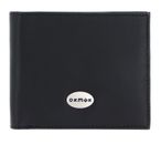 oxmox Leather Querscheinbörse Black oxmox Leather Querscheinbörse Black