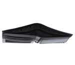 oxmox Leather Querscheinbörse Lizard Embossed Black oxmox Leather Querscheinbörse Lizard Embossed Black