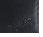 oxmox Leather Querscheinbörse Lizard Embossed Black oxmox Leather Querscheinbörse Lizard Embossed Black