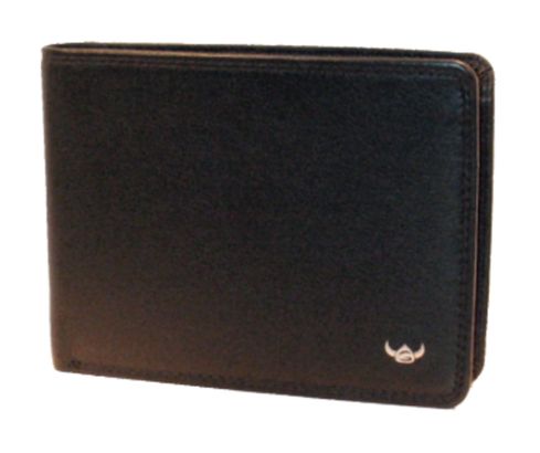 Golden Head Polo Wallet Black