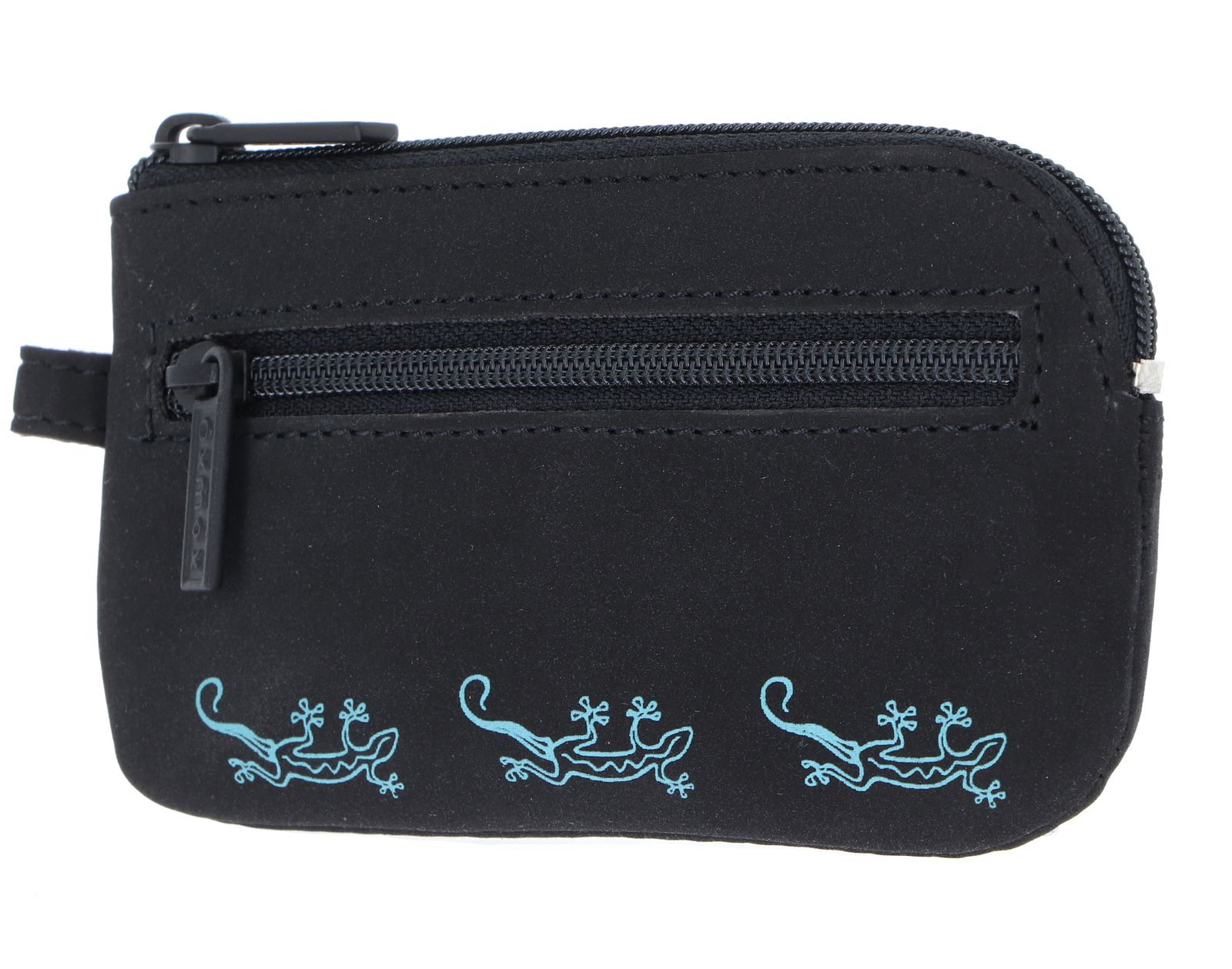 oxmox New Cryptan Keyholder Lizard Print Cyan Black
