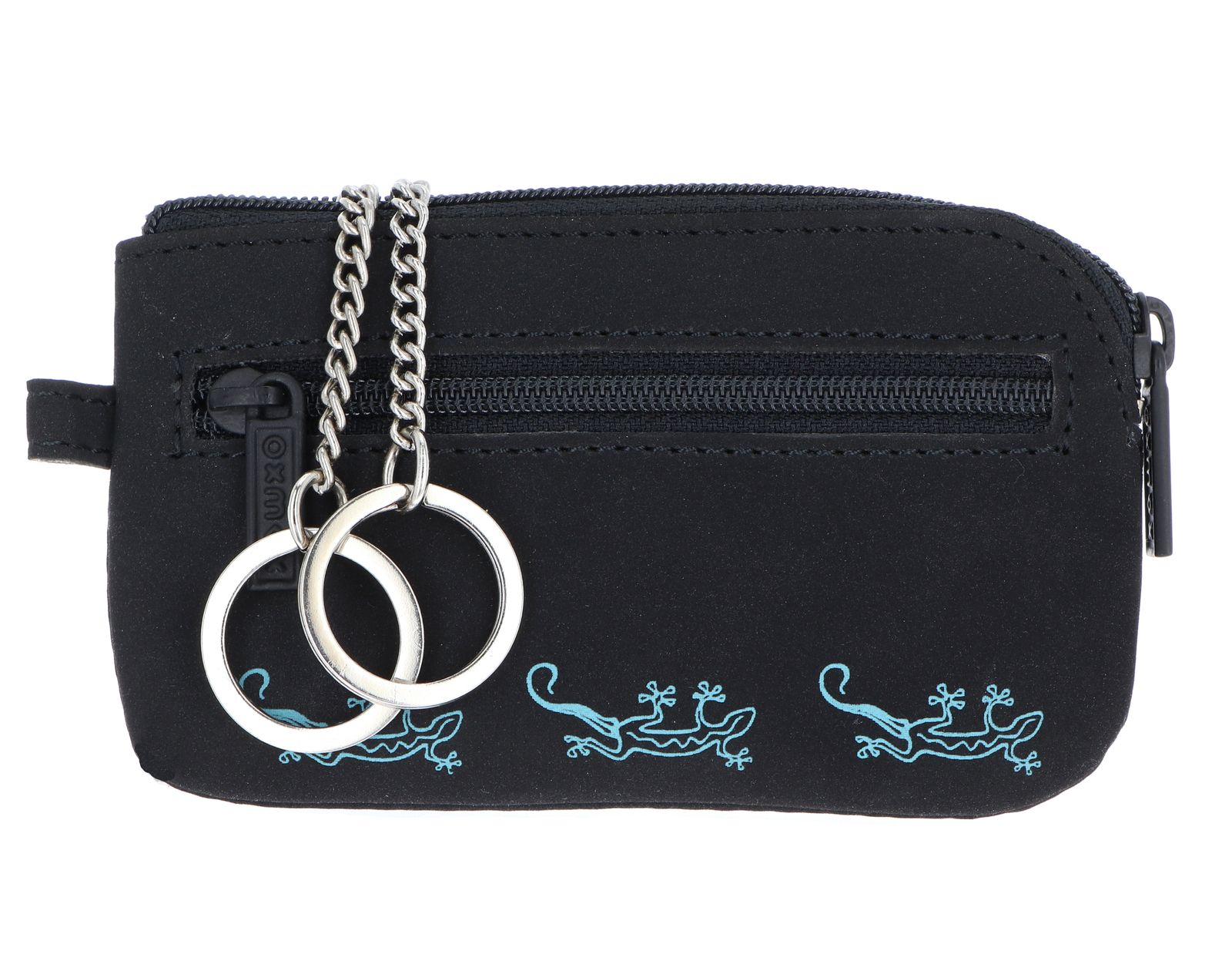 oxmox New Cryptan Keyholder Lizard Print Cyan Black oxmox New Cryptan Keyholder Lizard Print Cyan Black