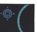 oxmox New Cryptan Pocketbörse Windrose Print Cyan Black oxmox New Cryptan Pocketbörse Windrose Print Cyan Black