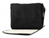 Lässig Casual Messenger Bag Black Patchwork Lässig Casual Messenger Bag Black Patchwork