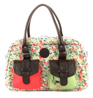 Lässig Vintage Metro Bag Butterfly Spring