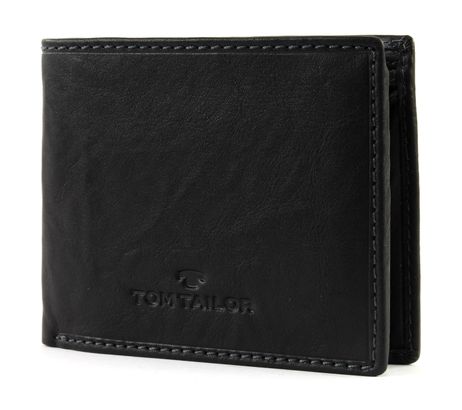 TOM TAILOR Lary Leather Wallet Black