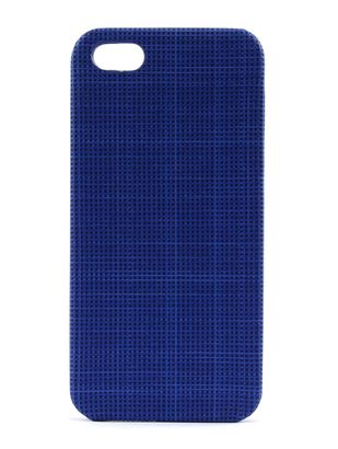 FOSSIL Phone Case Crosshatch Cobalt Blue