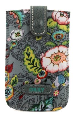 Oilily French Flowers Smartphone Pull Case Grey