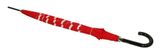 Knirps 930 Stick Long Automatic Stripe Art Red