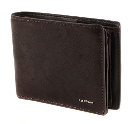 strellson Jefferson BillFold H8 Dark Brown