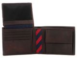 TOMMY HILFIGER Johnson CC Flap and Coin Wallet Brown TOMMY HILFIGER Johnson CC Flap and Coin Wallet Brown