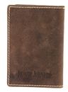 bruno banani Phoenix Credit Card Case Brown bruno banani Phoenix Credit Card Case Brown