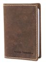 bruno banani Phoenix Credit Card Case Brown bruno banani Phoenix Credit Card Case Brown