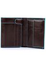 PIQUADRO Blue Square Wallet Vertical Mogano PIQUADRO Blue Square Wallet Vertical Mogano