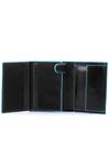 PIQUADRO Blue Square Wallet Vertical Nero