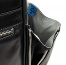 PIQUADRO Blue Square Expandable Computer Case Nero