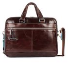 PIQUADRO Blue Square Portfolio Computer Briefcase Mogano PIQUADRO Blue Square Portfolio Computer Briefcase Mogano