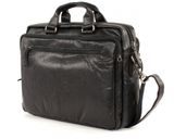 SPIKES & SPARROW Bronco M Briefcase Black SPIKES & SPARROW Bronco M Briefcase Black