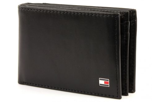 TOMMY HILFIGER Eton Mini CC Flap & Coin Pocket Black