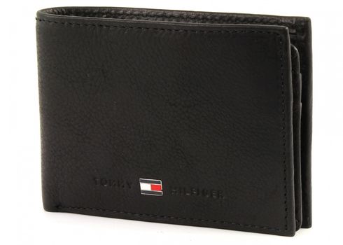 TOMMY HILFIGER Johnson Mini CC Flap and Coin Pocket Black