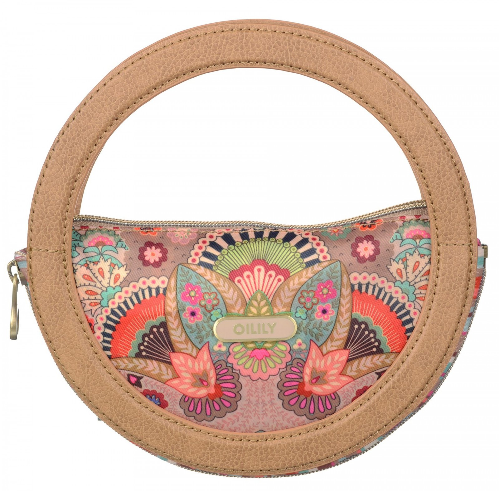 Oilily Folding City Handbag Biscuit