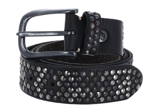 b.belt Zoe Black Leather Belt W85 Black