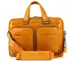 PIQUADRO Blue Square Portfolio Computer Briefcase Giallo PIQUADRO Blue Square Portfolio Computer Briefcase Giallo