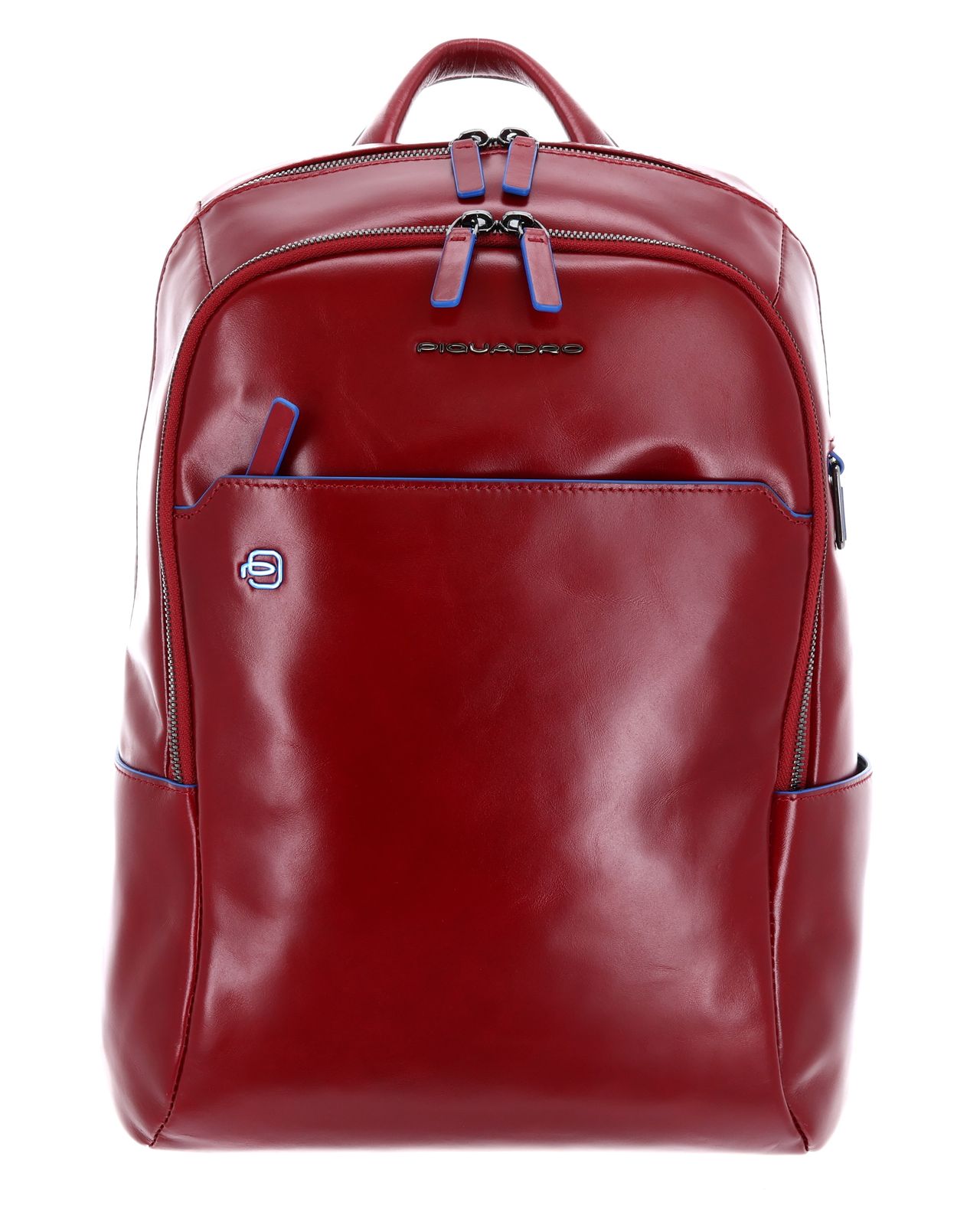 PIQUADRO Blue Square Computer Backpack Rosso