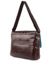 PIQUADRO Blue Square Computer Briefcase with Flap Mogano PIQUADRO Blue Square Computer Briefcase with Flap Mogano