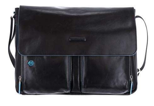 PIQUADRO Blue Square Computer Messenger Bag Nero PIQUADRO Blue Square Computer Messenger Bag Nero