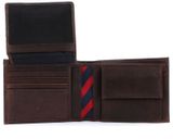 TOMMY HILFIGER Johnson CC Flap and Coin Wallet Brown TOMMY HILFIGER Johnson CC Flap and Coin Wallet Brown