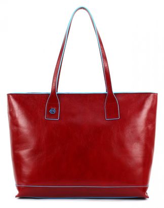 PIQUADRO Blue Square Office Shopper Rosso