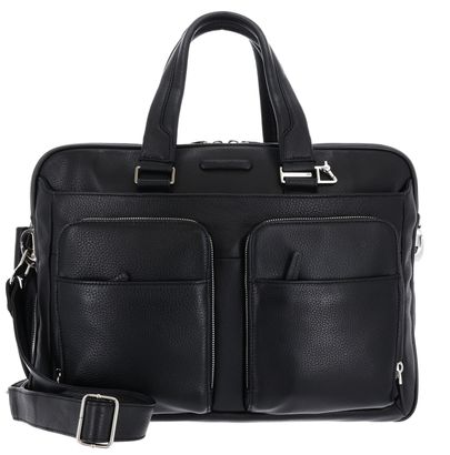 PIQUADRO Modus Expandable Computer Case Nero