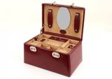 WINDROSE Merino Jewelry Case Red WINDROSE Merino Jewelry Case Red