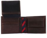 TOMMY HILFIGER Johnson CC Flap and Coin Wallet Brown TOMMY HILFIGER Johnson CC Flap and Coin Wallet Brown