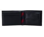 TOMMY HILFIGER Johnson Mini Flap Wallet Black TOMMY HILFIGER Johnson Mini Flap Wallet Black