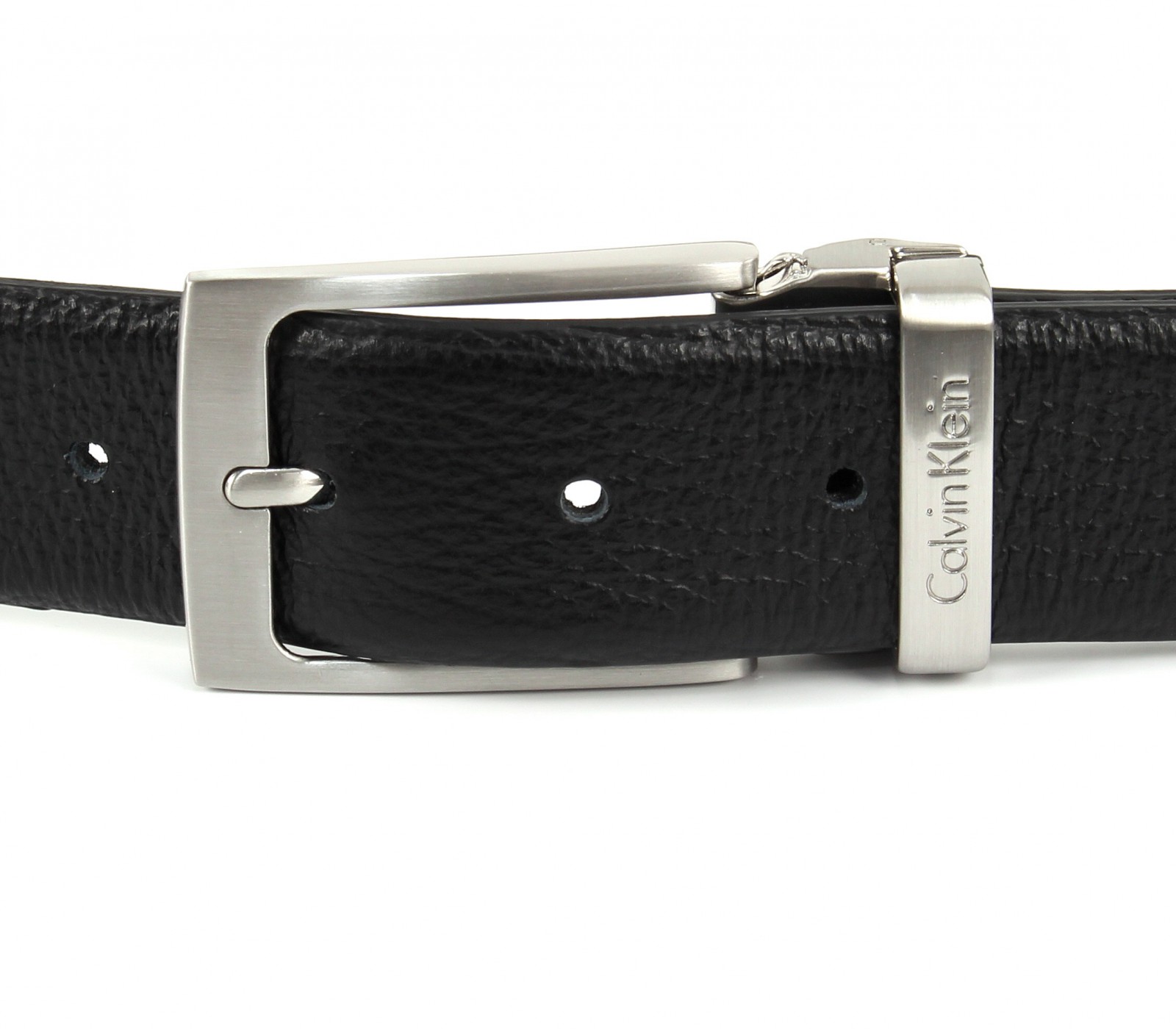 Calvin Klein Stand Alone Adjustable Pebble Belt W105 Black