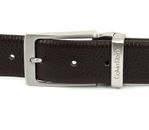 Calvin Klein Stand Alone Adjustable Pebble Belt W105 Dark Brown
