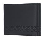 oxmox Leather Pocketbörse Jumping Jack Embossed Black