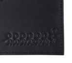 oxmox Leather Pocketbörse Jumping Jack Embossed Black