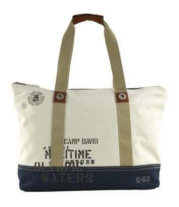 CAMP DAVID Deep River Shopper White