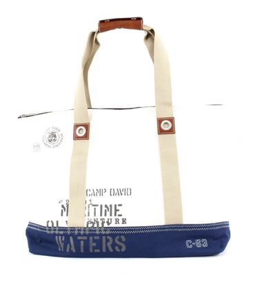 CAMP DAVID Deep River Shopper White