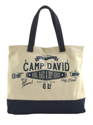 CAMP DAVID Blue Creek Shopper Cream White