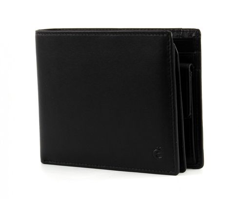 Esquire Logo Wallet Horizontal Cardsafe Black